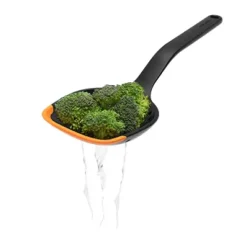 Cuchara de cocina con agujeros Functional Form 29,6 cm, negro