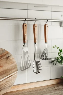 Cuchara para spaguetti Heirol inoxidable 34 cm, haya