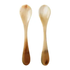 Cucharas para caviar Indulgence, 2-pack, Horn