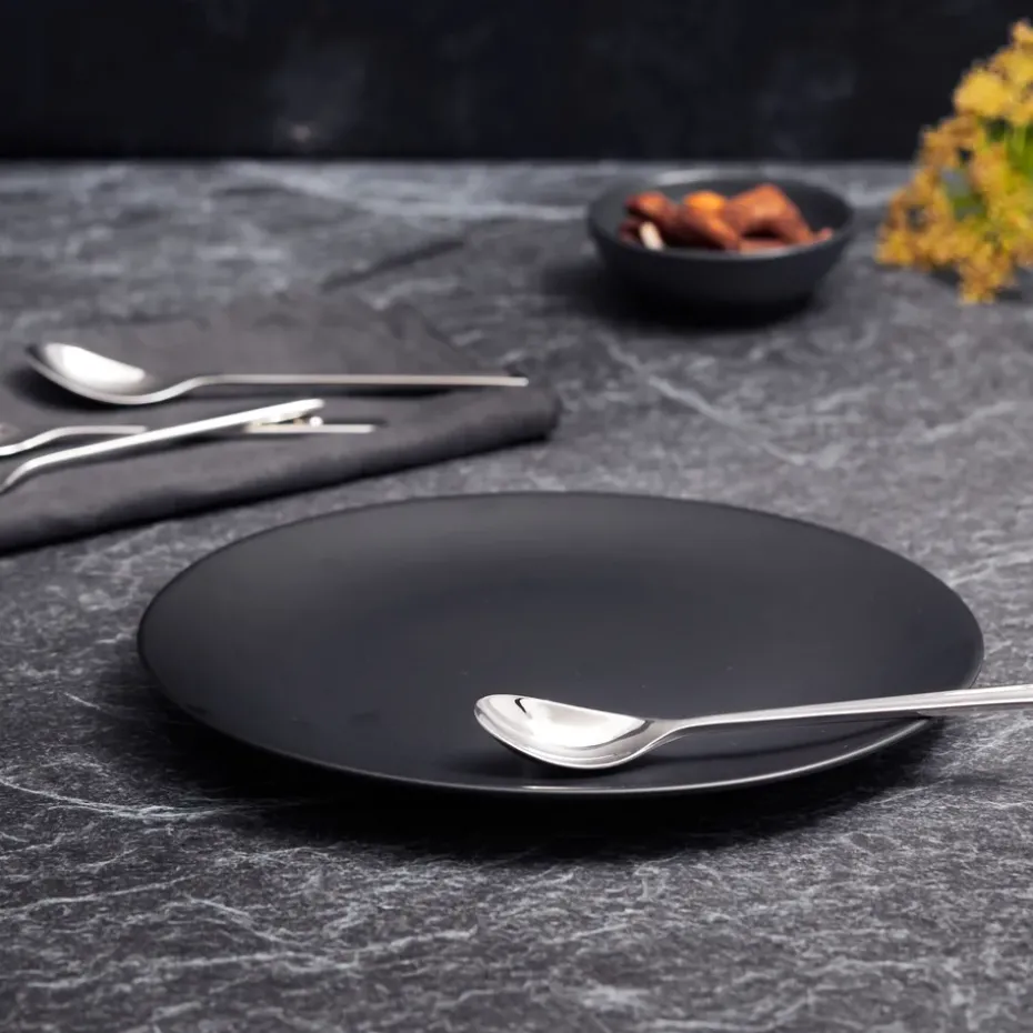 Cucharilla de té Blockley brillante, acero inoxidable