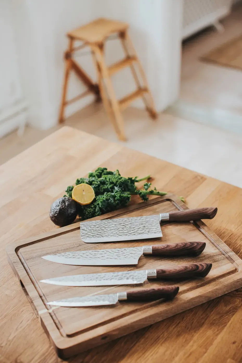 Cuchillo chino de chef Akira 30 cm, Marrón
