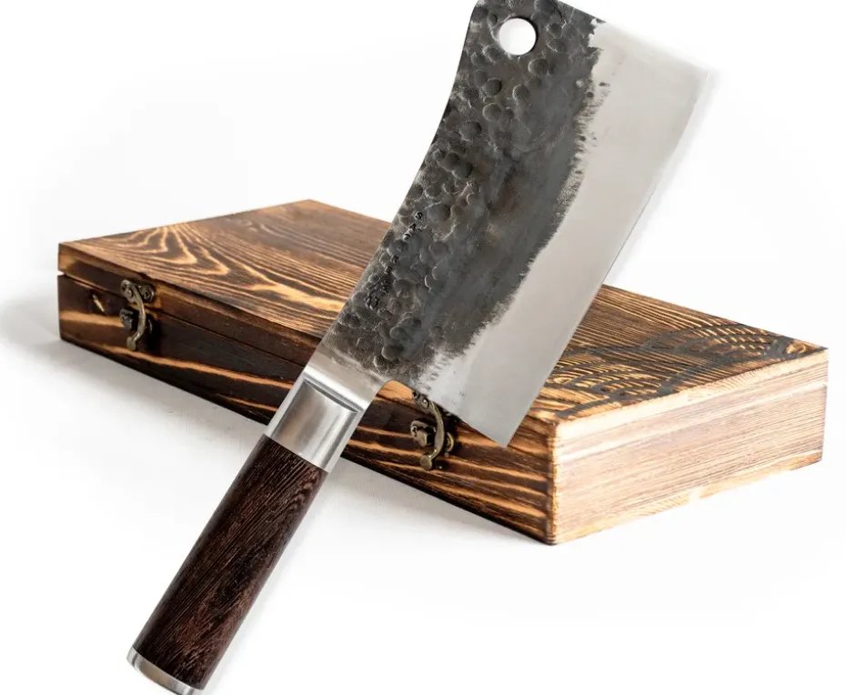 Cuchillo chopper Satake Kuro, 18 cm