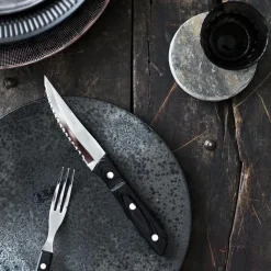 Cuchillo de carne Old Farmer XL Micarta, set de 4