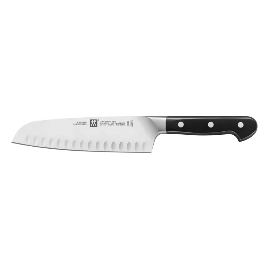 Cuchillo de chef Zwilling Pro santoku japonés, 18 cm