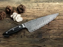 Cuchillo de chef Zwilling Kramer euro stainless 26 cm, Acero damasco-negro