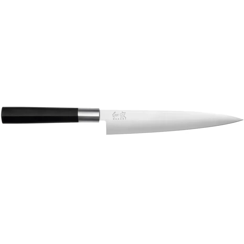 Cuchillo de filetear Kai Wasabi Black, 18 cm