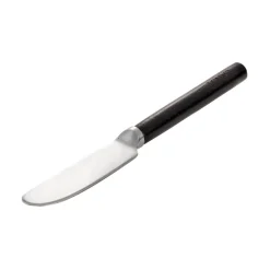 Cuchillo de mantequilla Ernst con mango de madera, negro