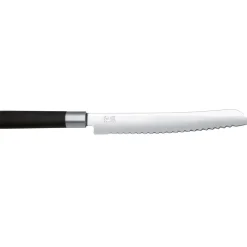 Cuchillo de pan Kai Wasabi Black, 23 cm