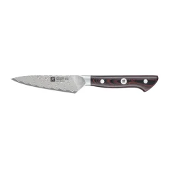 Cuchillo de pelar Zwilling Tanrei 10 cm, Acero damasco-negro