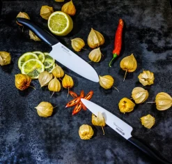 Cuchillo de verduras / pelador de cerámica Kyocera FK, 11 cm