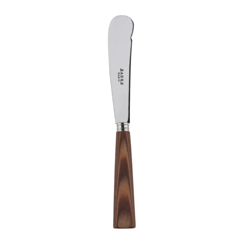 Cuchillo para mantequilla Nature 16 cm, Madera clara laminada