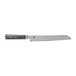 Cuchillo para pan 23 cm, Miyabi Black 5000MCD 67, Damasco-arce negro
