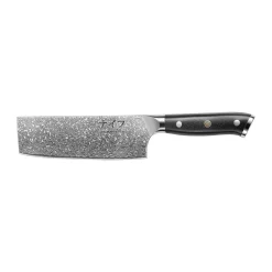 Cuchillo para verduras Damascus By Hâws 30 cm, Negro-acero inoxidable