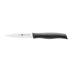 Cuchillo para verduras Zwilling Twin grip 10 cm, Negro-acero inoxidable