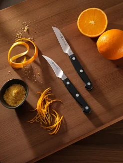 Cuchillo para verduras Zwilling Pro 9 cm, Negro-acero inoxidable