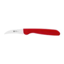 Cuchillo pelador Zwilling Twin grip 5 cm, Rojo-acero inoxidable