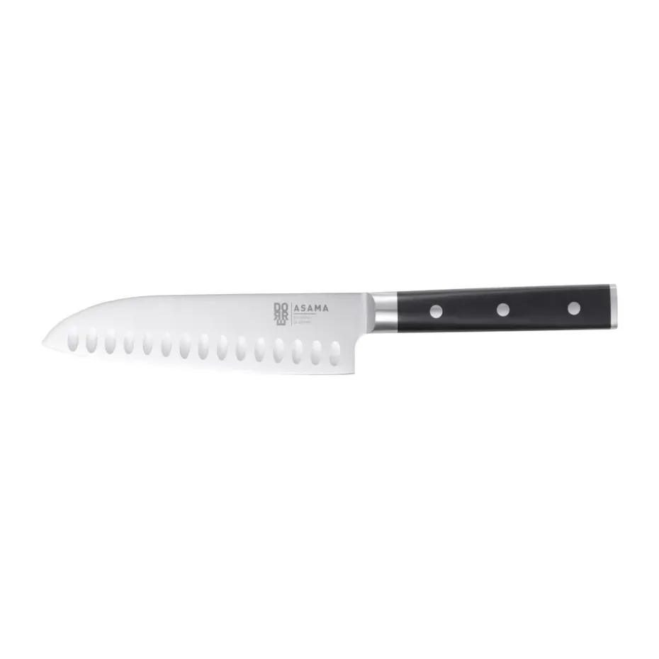 Cuchillo Santoku Asama 18 cm, Acero inoxidable