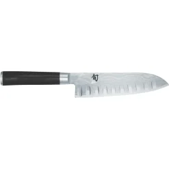 Cuchillo santoku Kai Shun Classic hoja tallada, 18 cm