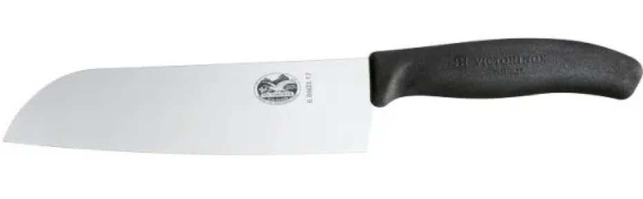 Cuchillo santoku Swiss Classic caja de regalo, Negro