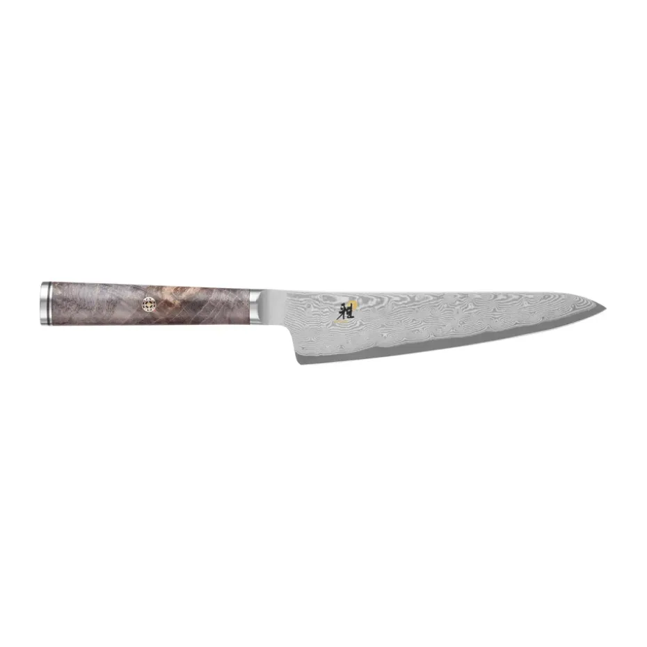 Cuchillo universal Negro 5000MCD 67 shotoh, 13 cm, Damasco-negro