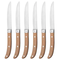 Cuchillos de carne Ranch 6 piezas, acero inoxidable