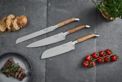 Cuchillos de chef Laguiole By Hâws, 3 piezas, Roble