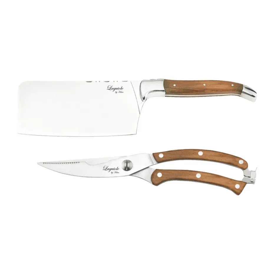 Cuchillos Laguiole By Hâws, 2 piezas, Oliva