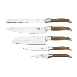 Cuchillos Laguiole By Hâws, 5 piezas, Oliva