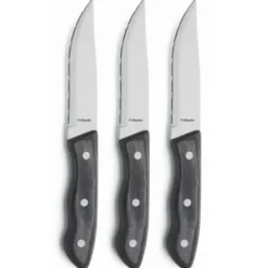 Cuchillos para carne Hercule XXL 3-pack, Negro