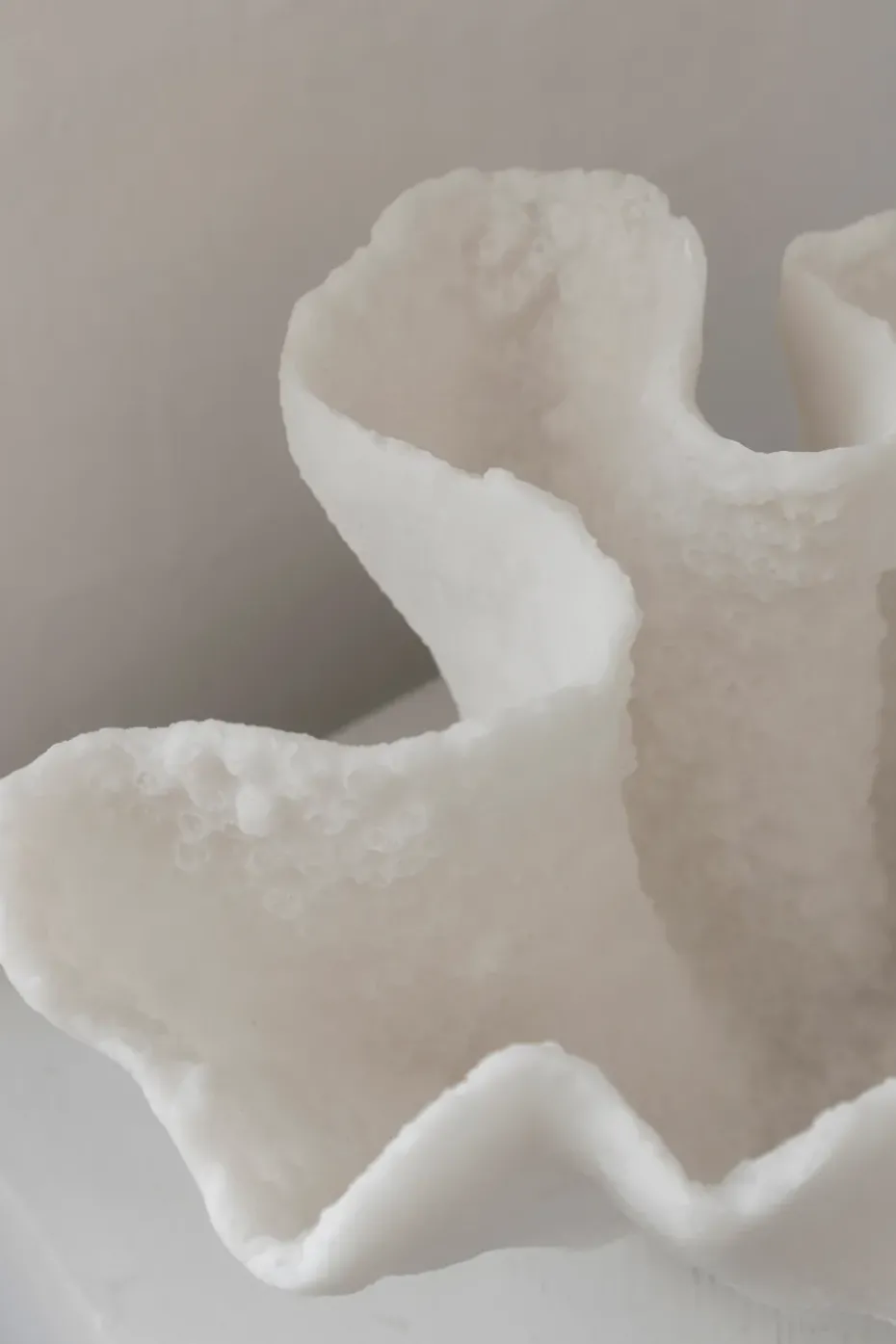 Cuenco decorativo Coral, Off-white