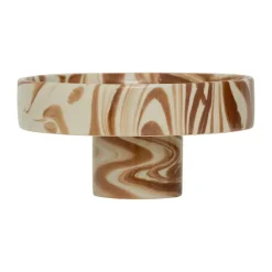 Cuenco decorativo Moon Ø26 cm, Marrón-blanco