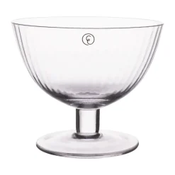 Cuencos de cristal con base Ernst, 2-pack, Ø10,7 cm