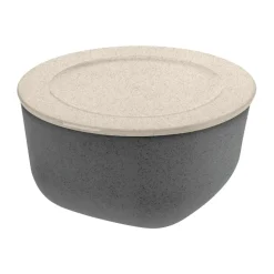 Cuenco/tazón Connect con tapa 2 L, termoplástico biocircular, Nature ash grey