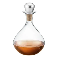 Decantador de vino con tapón Sky 145 cl, acero inoxidable