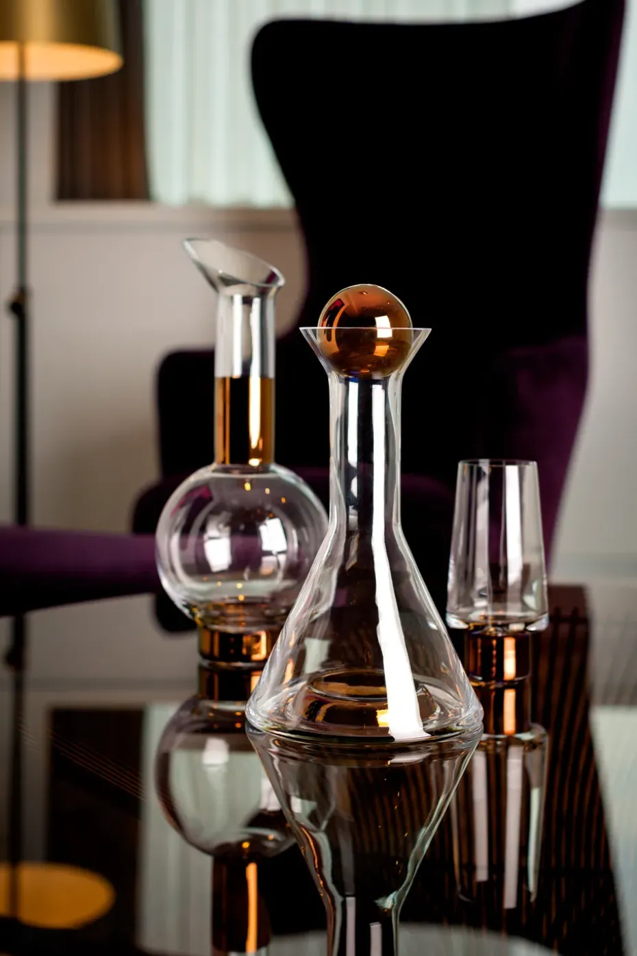 Decantador de vino Tank 1 L, Cobre