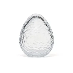 Decoración Gry huevo 12 cm, Clear