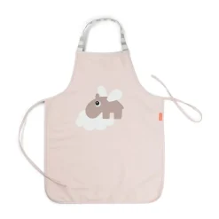 Delantal infantil Happy Clouds, Powder