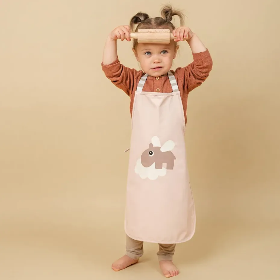 Delantal infantil Happy Clouds, Powder