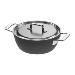 Demeyere Black 5 sartén para servir de acero inoxidable, 3,25 L