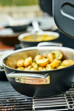 Demeyere Black 5 sartén para servir de acero inoxidable, 3,25 L