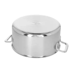 Demeyere 5-Plus olla baja de acero inoxidable, 5,2 L