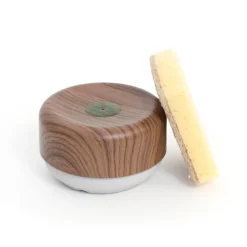Dispensador de jabón de cocina Bosign, decoración de madera oscura