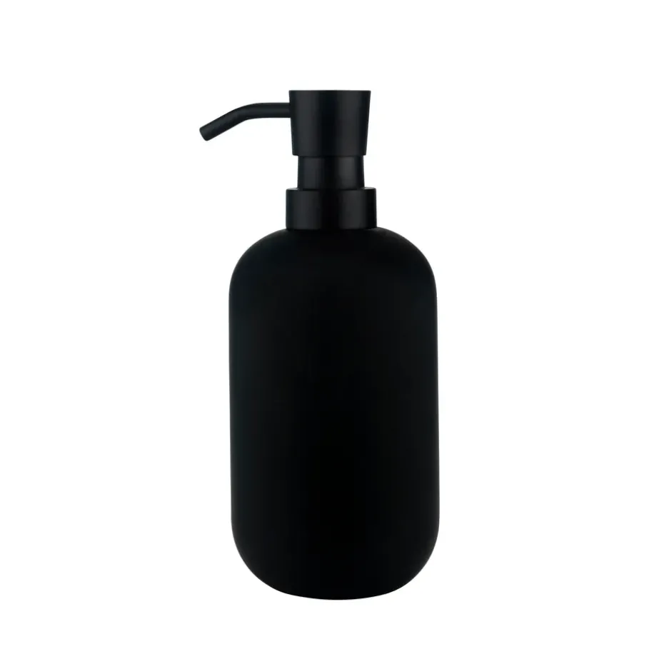 Dispensador de jabón Lotus alto, negro