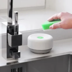 Dispensador de jabón no-slip Do-Dish, Blanco-Gris claro
