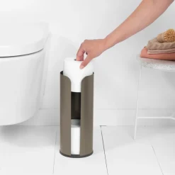 Dispensador de rollos de papel higiénico ReNew Brabantia, Platinum
