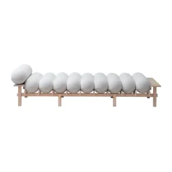 Diván Dag, Haya-Barnum bouclé 01 Off white