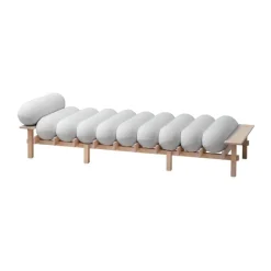 Diván Dag, Haya-Barnum bouclé 01 Off white