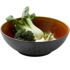 Ensaladera Bitz Ø30 cm, negro-ámbar