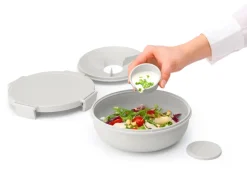 Ensaladera Make & Take 1,3 L, gris claro