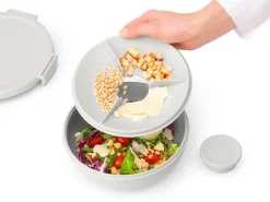 Ensaladera Make & Take 1,3 L, gris claro